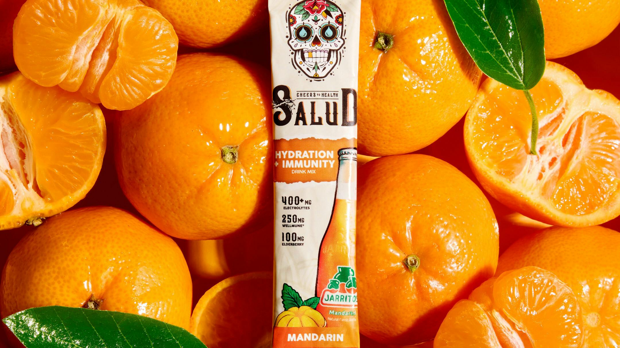Jarritos and Taste Salud powdered hydration mix