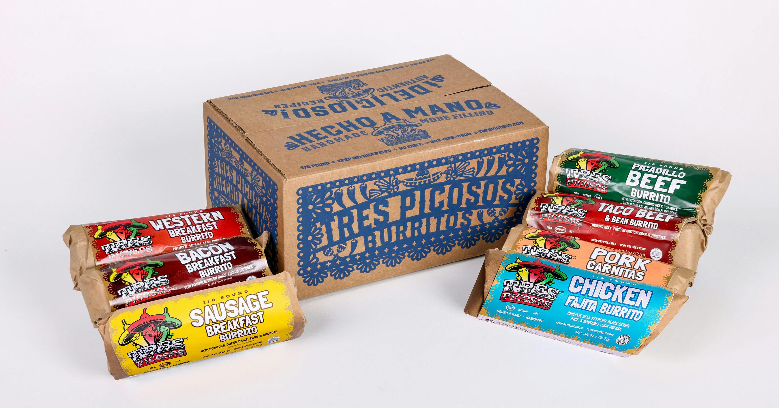 Tres Picosos debuts colorful new packaging