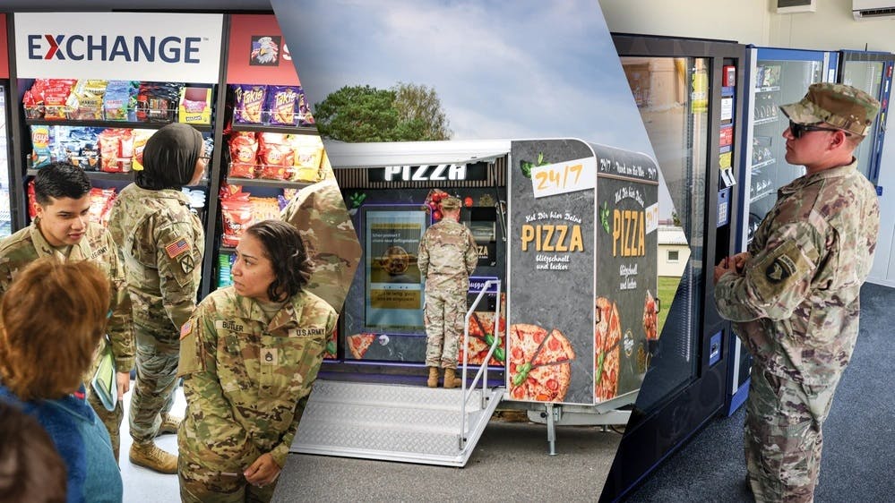 unattended retail and vending deployed by Army & Air Force Exchange Service