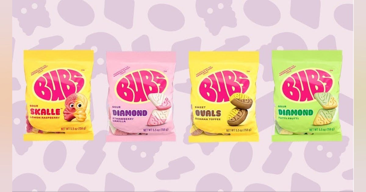 Swedish candy Bubs debuts in the U.S., fueled by viral GenZ demand