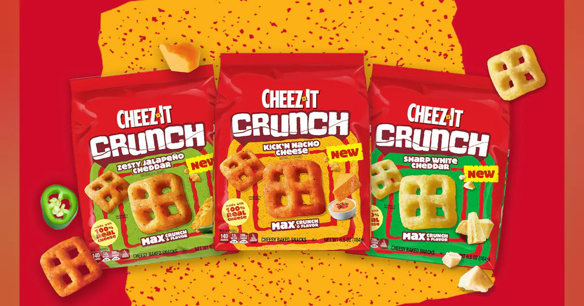 Crunchlets Cheez-It expands snack portfolio with new Crunch lineup | Vending ...