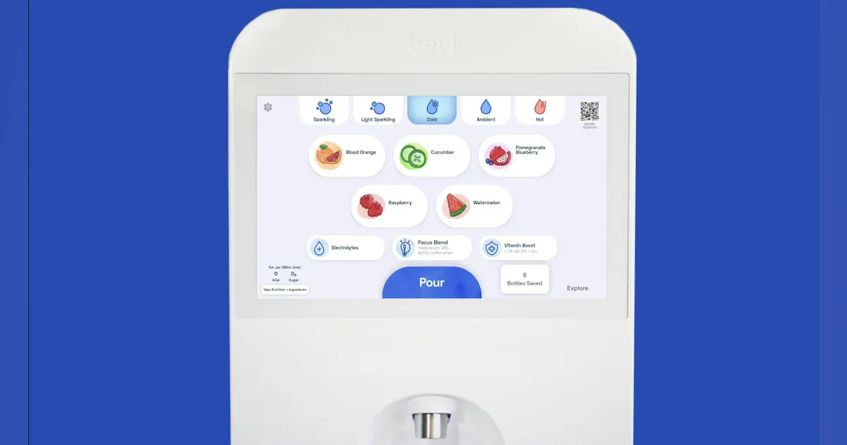 Bevi Interface Bevi taps demand for focus-boosting workplace drinks | Vending Market Watch