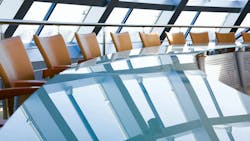 empty conference room table empty conference room table