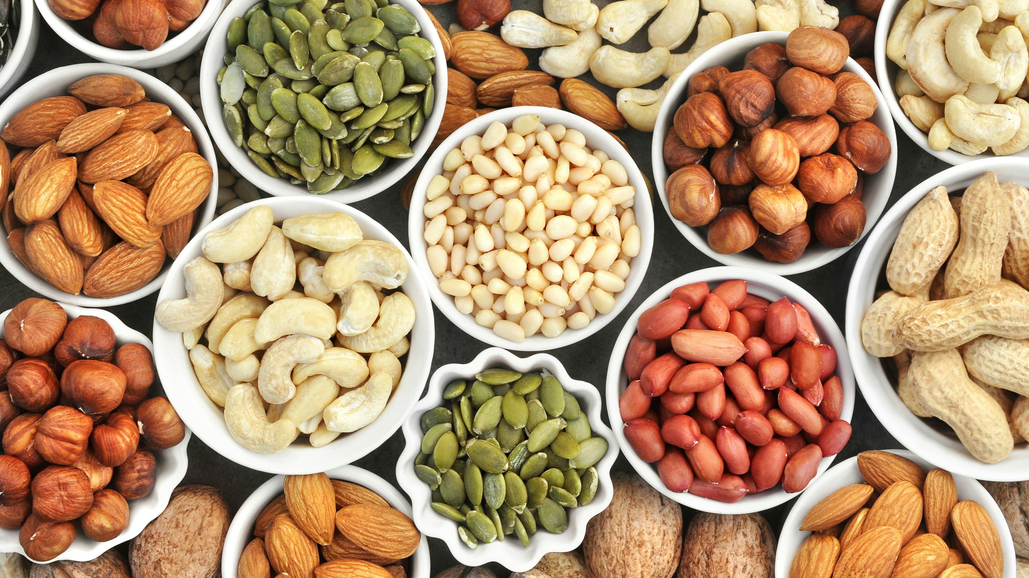 nuts and seeds high protein snacks