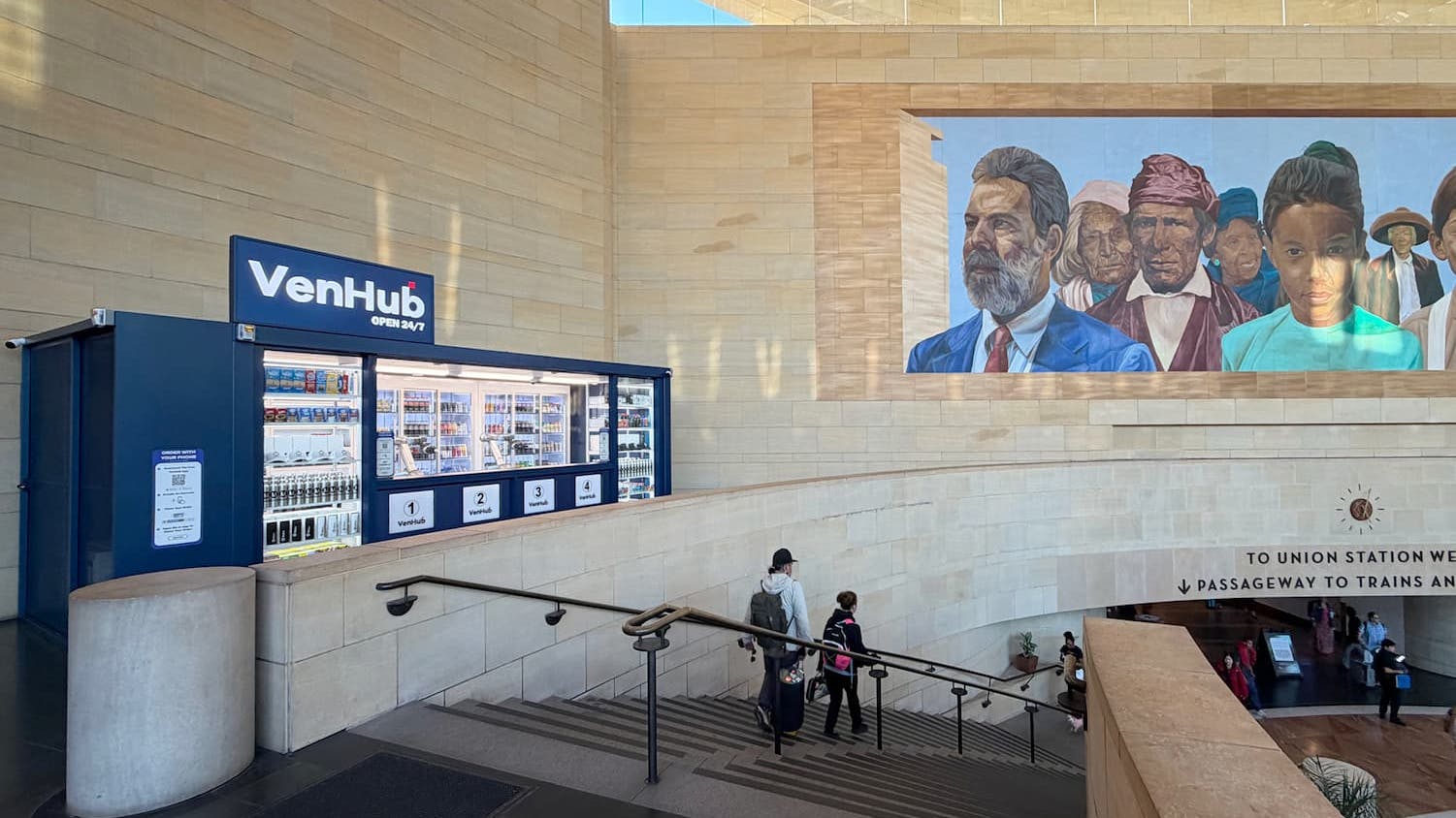 VenHub autonomous Smart Store inside Los Angeles Union Station