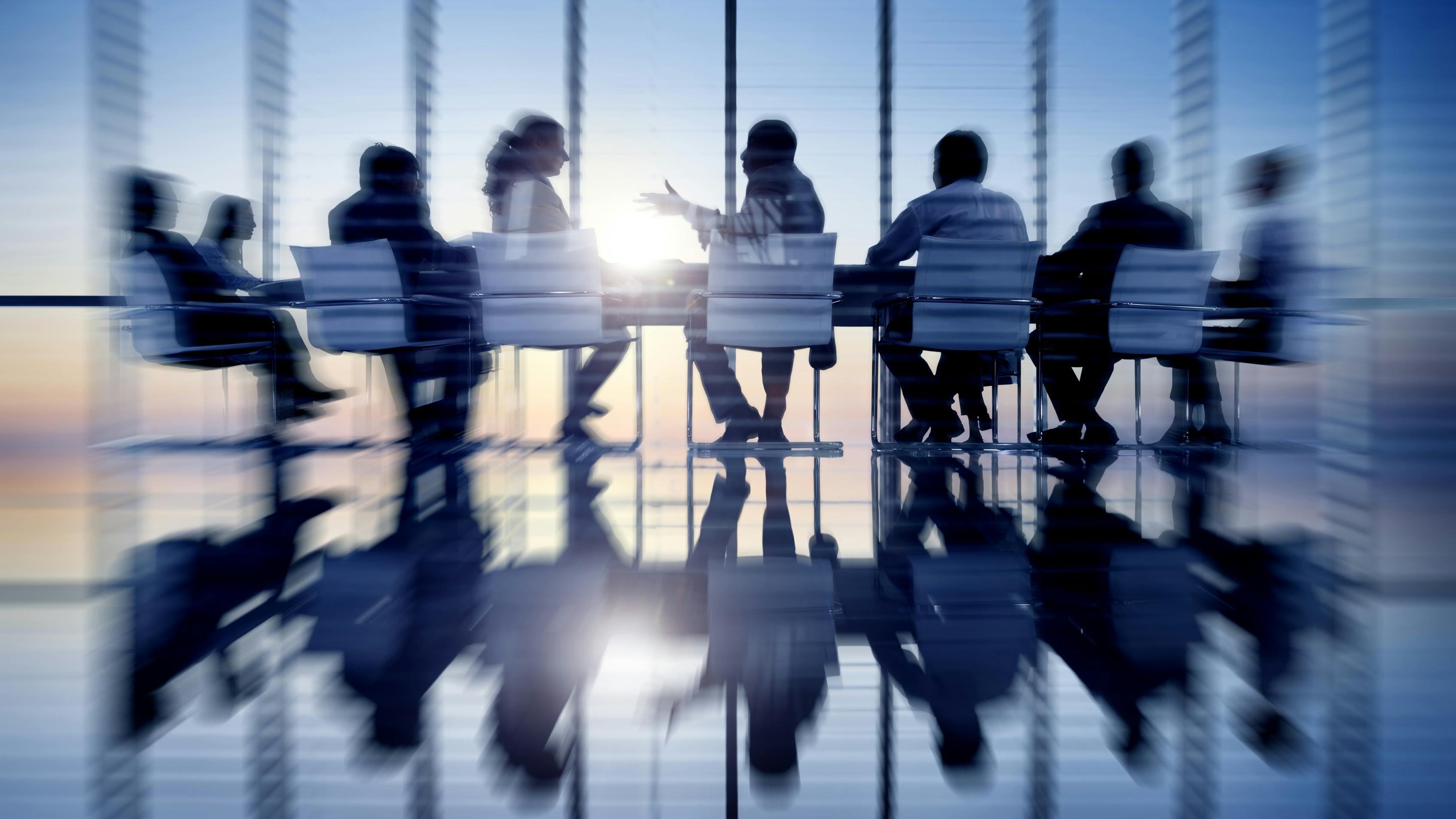 business meeting concept stock image