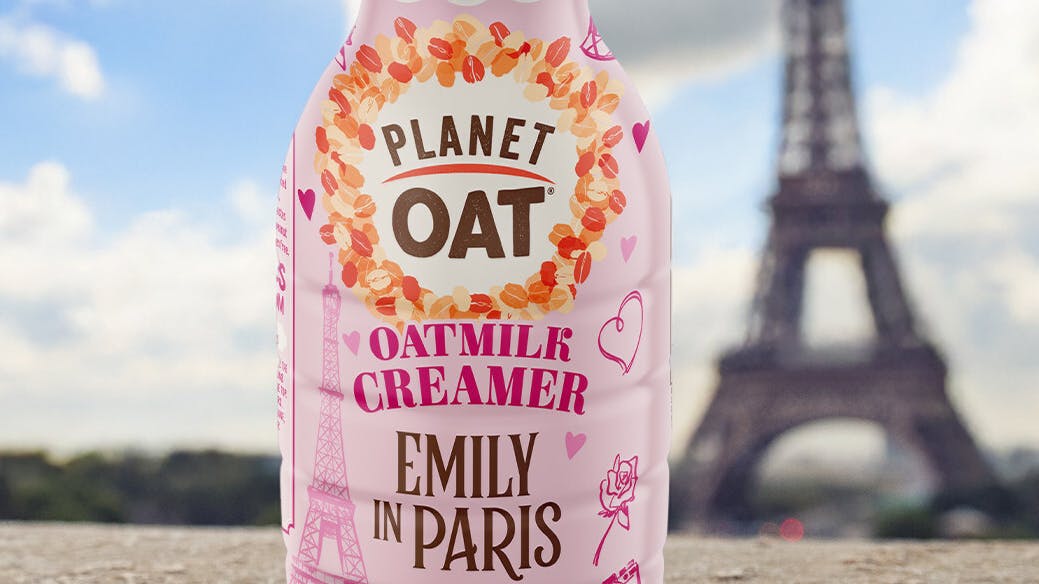 Planet Oat White Chocolate Raspberry Oatmilk Creamer.