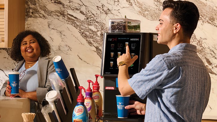 office coffee service is better with Seattle's Best coffee and Coffee mate Nestl&eacute; Professional Solutions