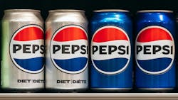 Pepsi and Diet Pepsi cans stock image Pepsi and Diet Pepsi cans stock image