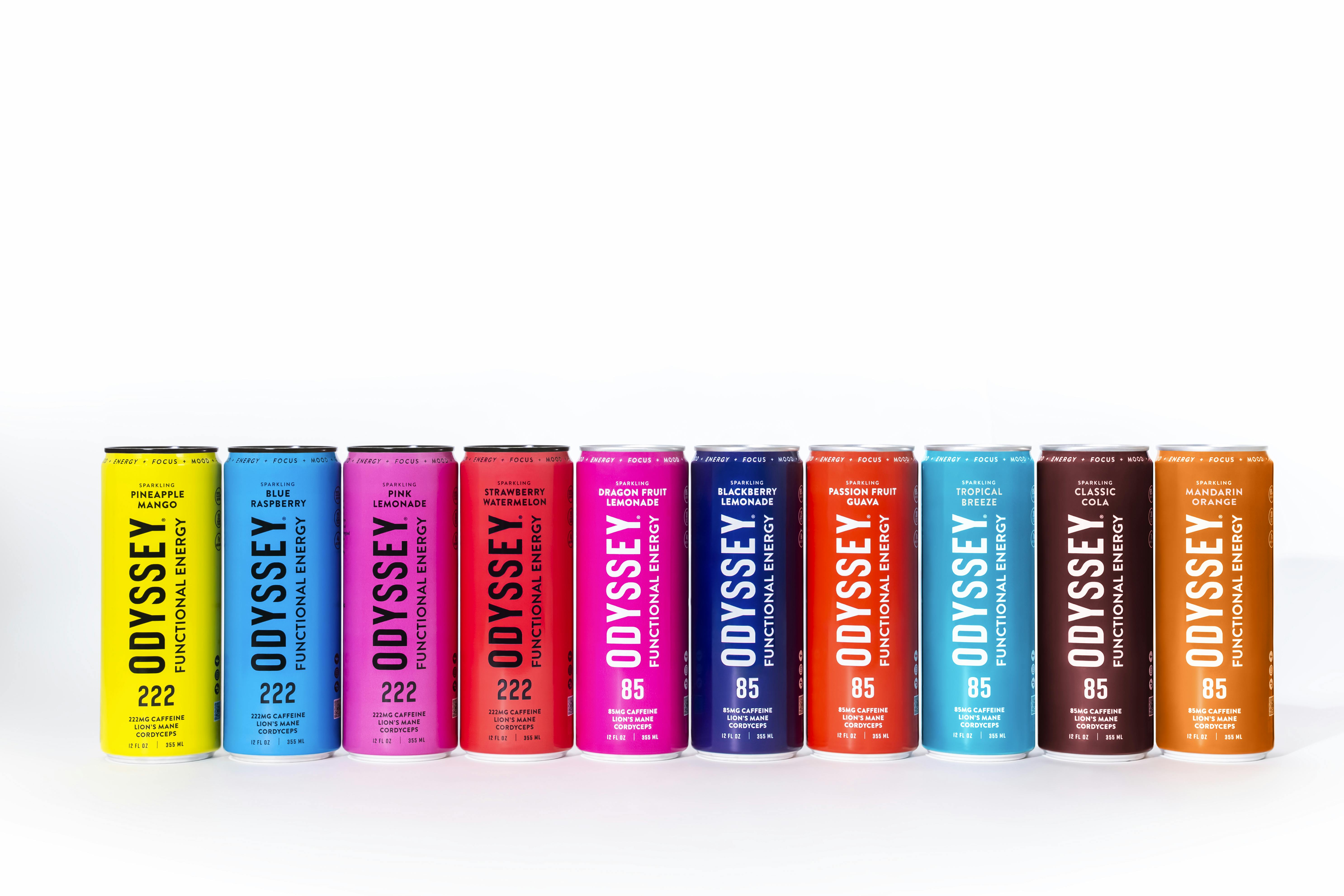 Odyssey Functional Energy rebrand brings new packaging and flavor lineup