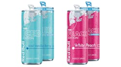 Red Bull Iced Edition and Red Bull Peach Edition Red Bull Iced Edition and Red Bull Peach Edition
