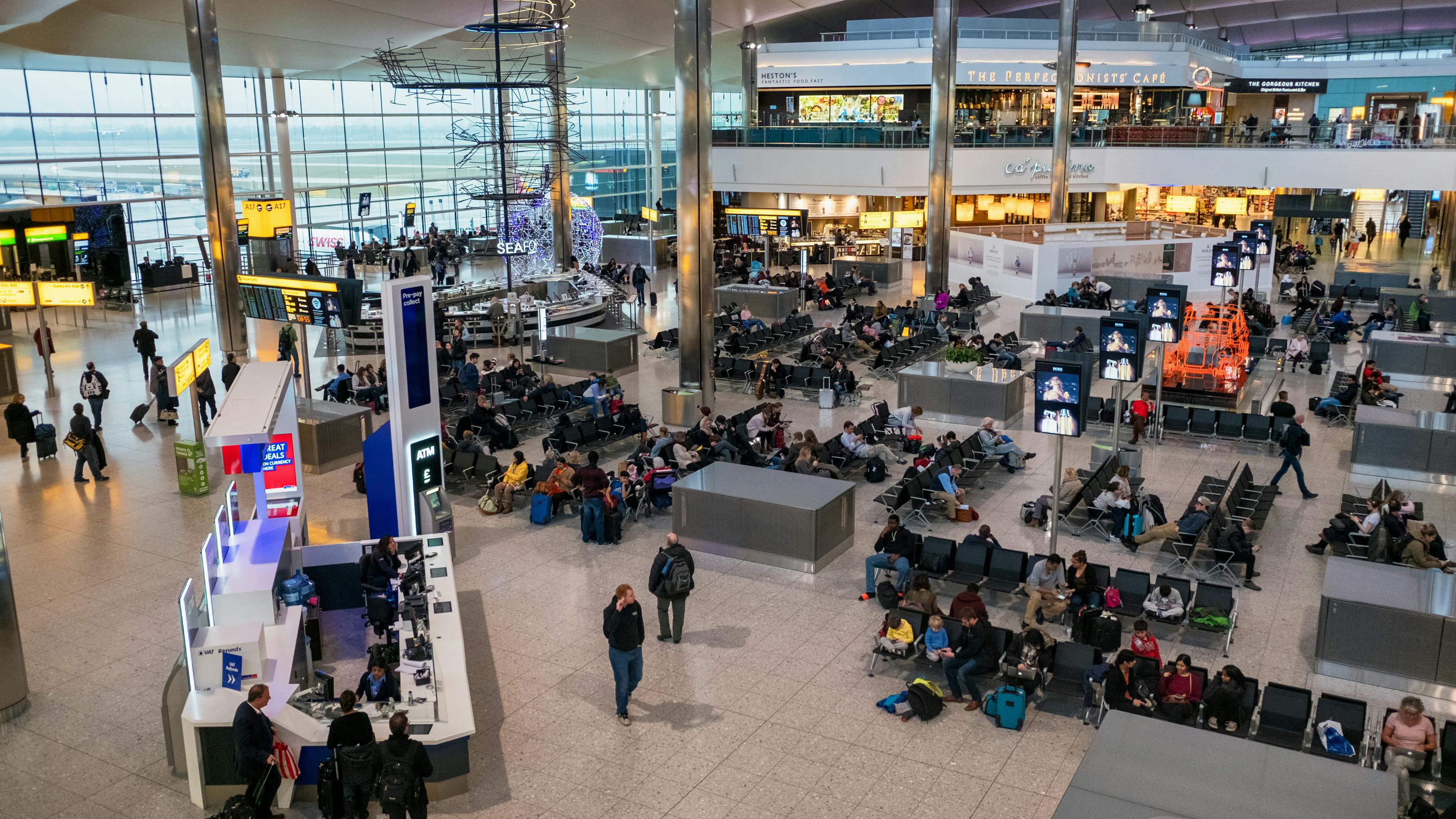 Heathrow Airport will update its employee restaurants with smart vending and kiosks under new deal with Compass Group