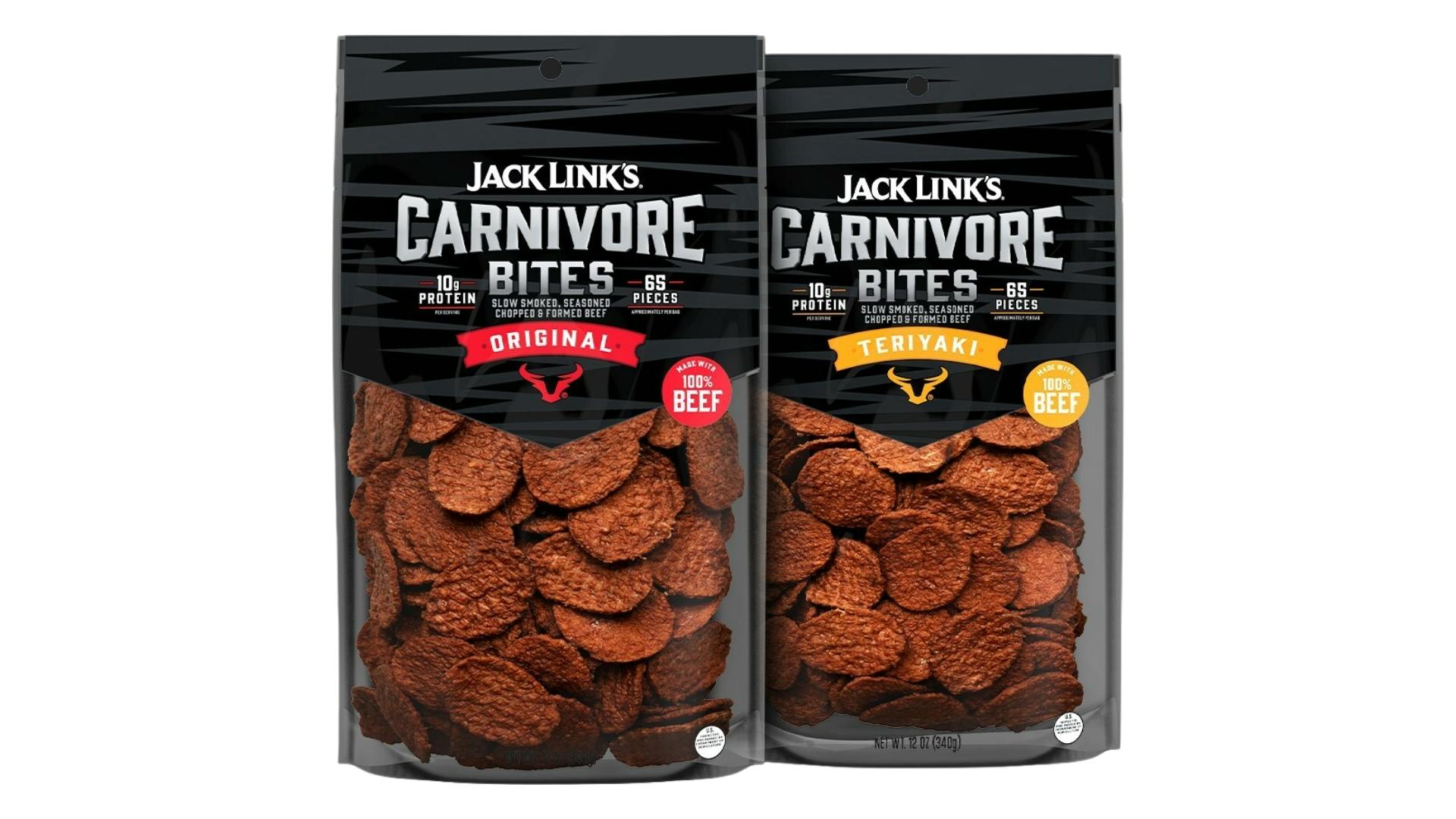 Jack Link&rsquo;s adds Carnivore Bites in Original and Teriyaki flavors