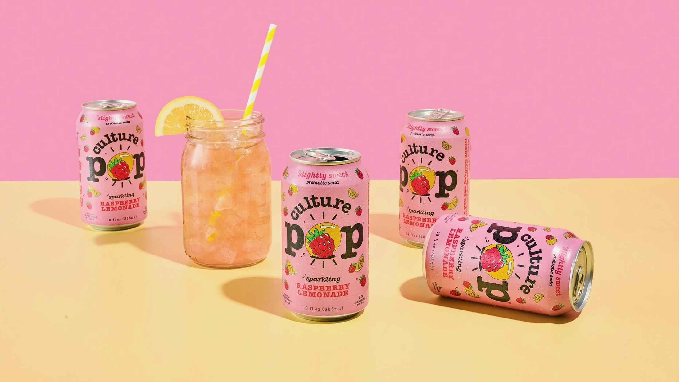 Culture Pop Soda is rolling out Sparkling Raspberry Lemonade