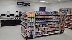 The micro market will provide snacks, beverages and frozen meal options for military forces at the base. The micro market will provide snacks, beverages and frozen meal options for military forces at the base.