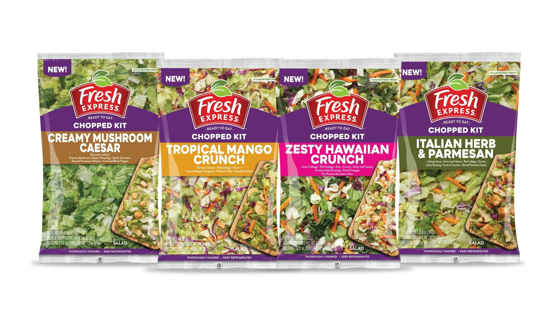 Fresh Express rolls out new global-flavor chopped salad kits