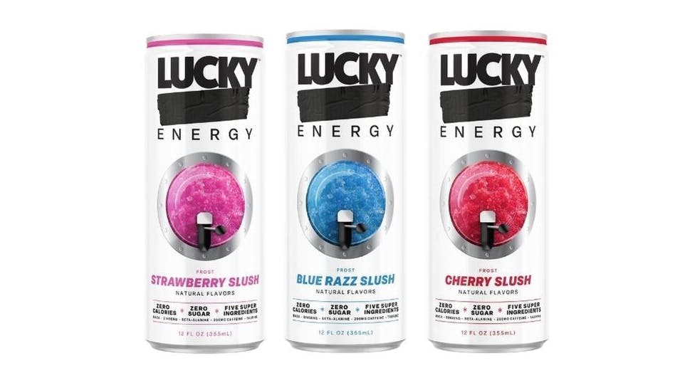 Lucky Energy Slush frozen energy drink