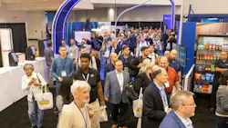 The crowd streams into Imagination Way at the 2025 NAMA Show in Las Vegas. The crowd streams into Imagination Way at the 2025 NAMA Show in Las Vegas.