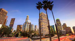 downtown Los Angeles stock image