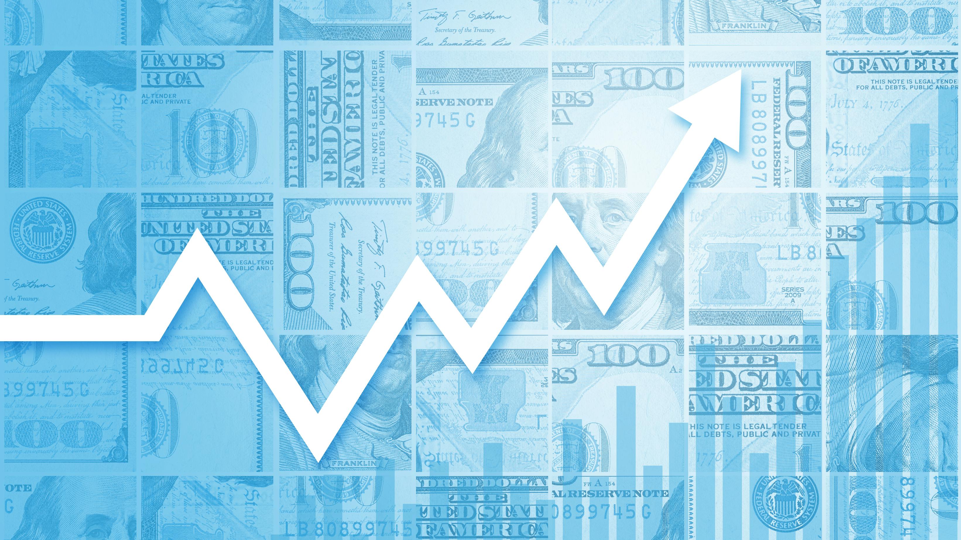 bar chart stock image financial performance