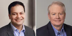 Saajid Khan (left), Bon Appétit Management Co., Compass Group North America. Wes Morris, Tyson Foods Saajid Khan (left), Bon Appétit Management Co., Compass Group North America. Wes Morris, Tyson Foods