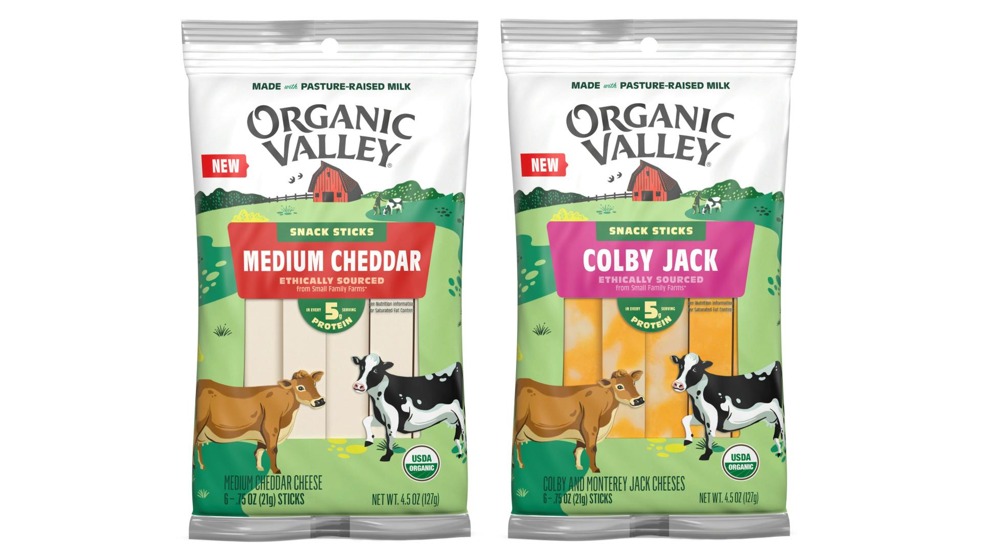Organic Valley cheese Snack Sticks