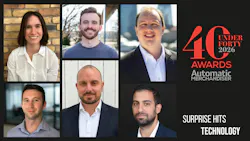 Left to right, top to bottom: Ana Martins, Crane Convenience; Evan Jarecki, Gimme; Patrick McGinty, VendVue; Michael Wood, 365 Retail Markets; Adam Cook, Cantaloupe Inc.; Eliran Vaknin, Shekel NA Left to right, top to bottom: Ana Martins, Crane Convenience; Evan Jarecki, Gimme; Patrick McGinty, VendVue; Michael Wood, 365 Retail Markets; Adam Cook, Cantaloupe Inc.; Eliran Vaknin, Shekel NA