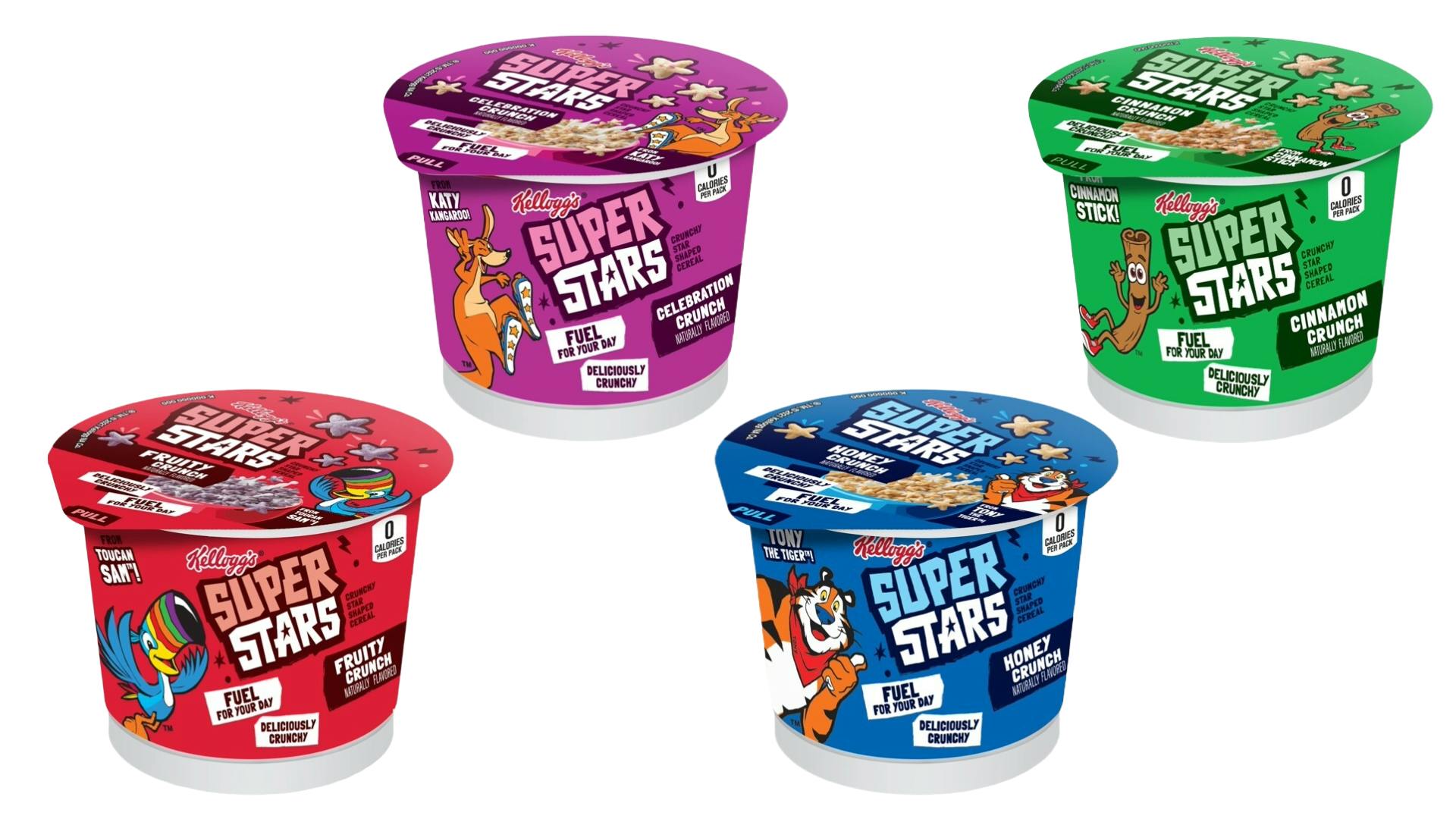 WK Kellogg Super Stars grab and go cereals