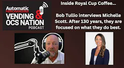 Podcast interview with Michelle Scott of Royal Cup Coffee and Tea about Office Coffee Service