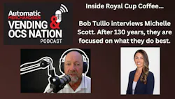 Podcast interview with Michelle Scott of Royal Cup Coffee and Tea about Office Coffee Service