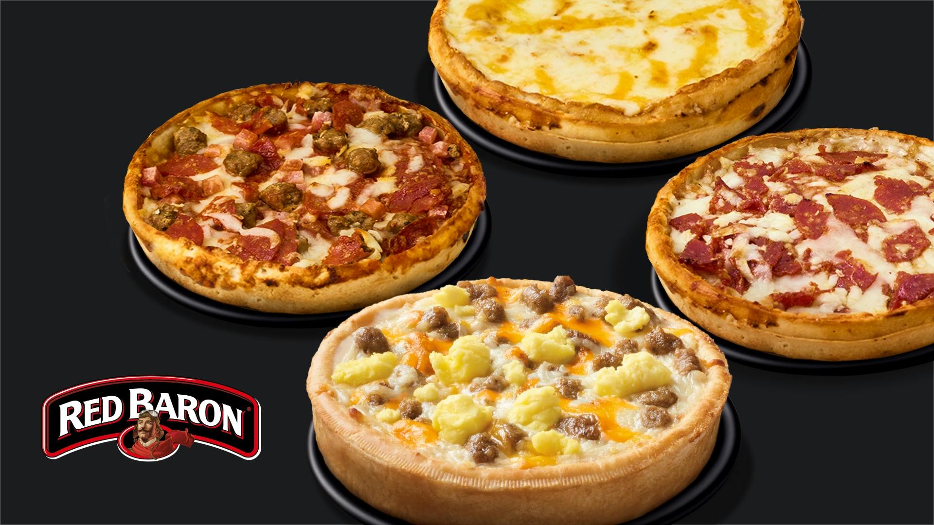 red Baron pizzas for micro market food service hot food vending