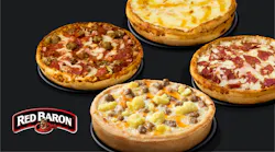 red Baron pizzas for micro market food service hot food vending