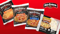 Red Baron pizza for micro market food service hot food frozen food vending