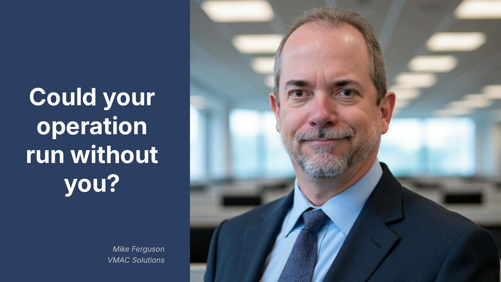 Mike Ferguson, VMAC: Don&rsquo;t run your convenience services business without a backup plan