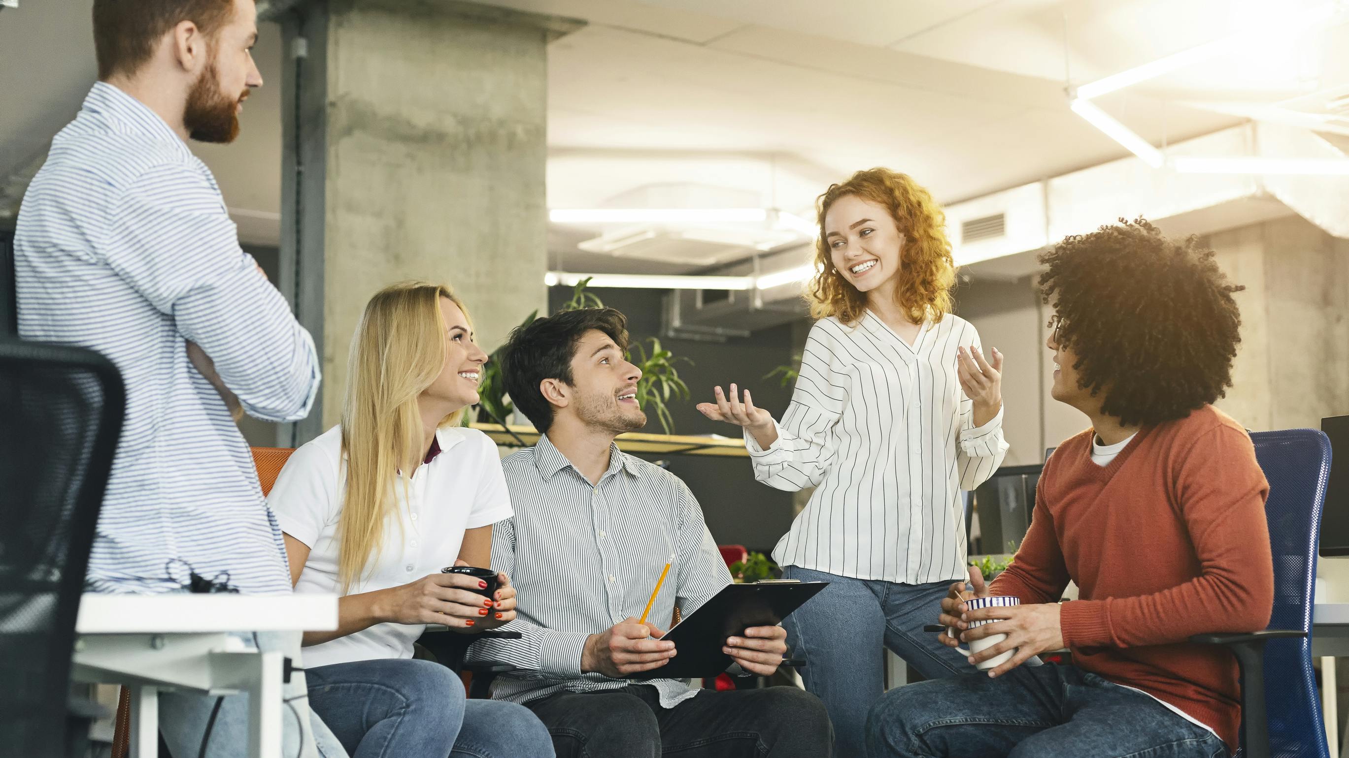 office gathering