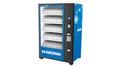 IDW GFV-400 beverage vendor with 400-bottle capacity