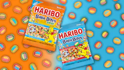 Haribo balla bites and balla bites sours