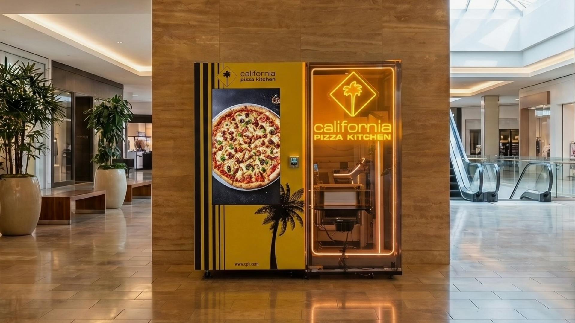 T-ROC California Pizza Kitchen kiosk