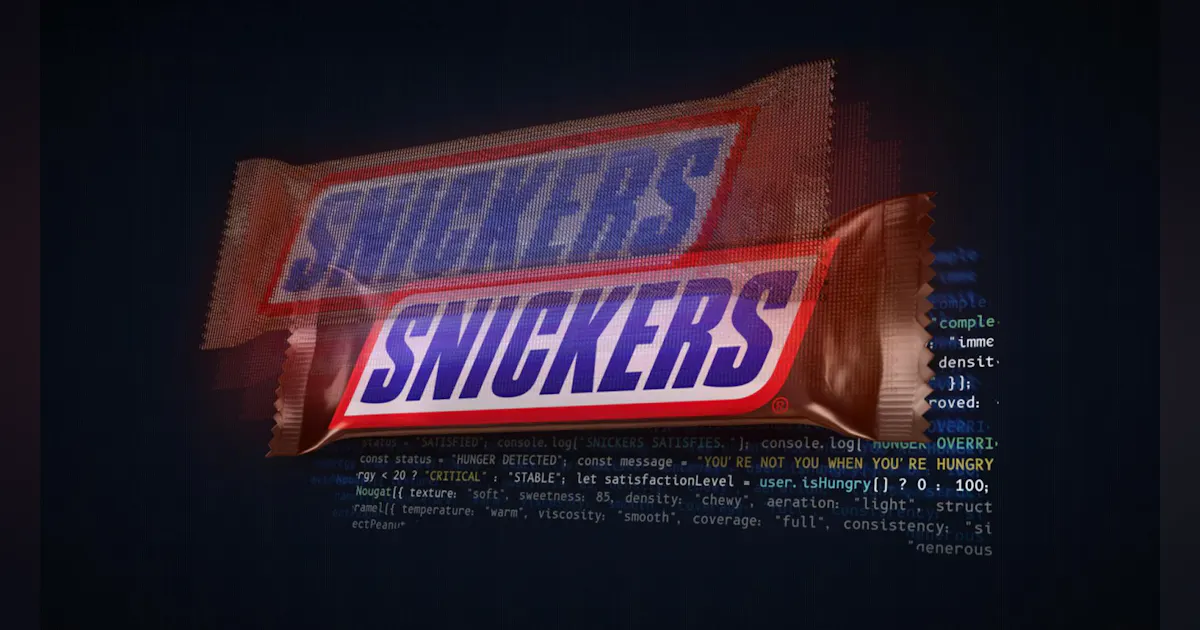 Mars' Hungr.AI campaign for Snickers brand connects artificial ...