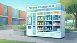 Campus Wellness Hub illustration AI Generated