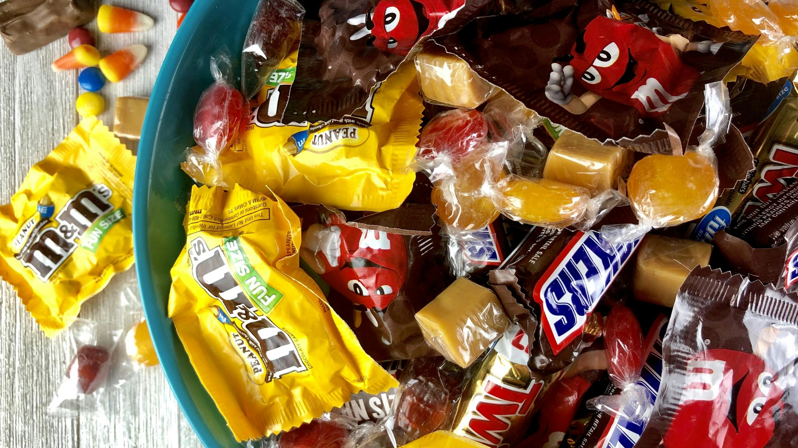 halloween candy stock image