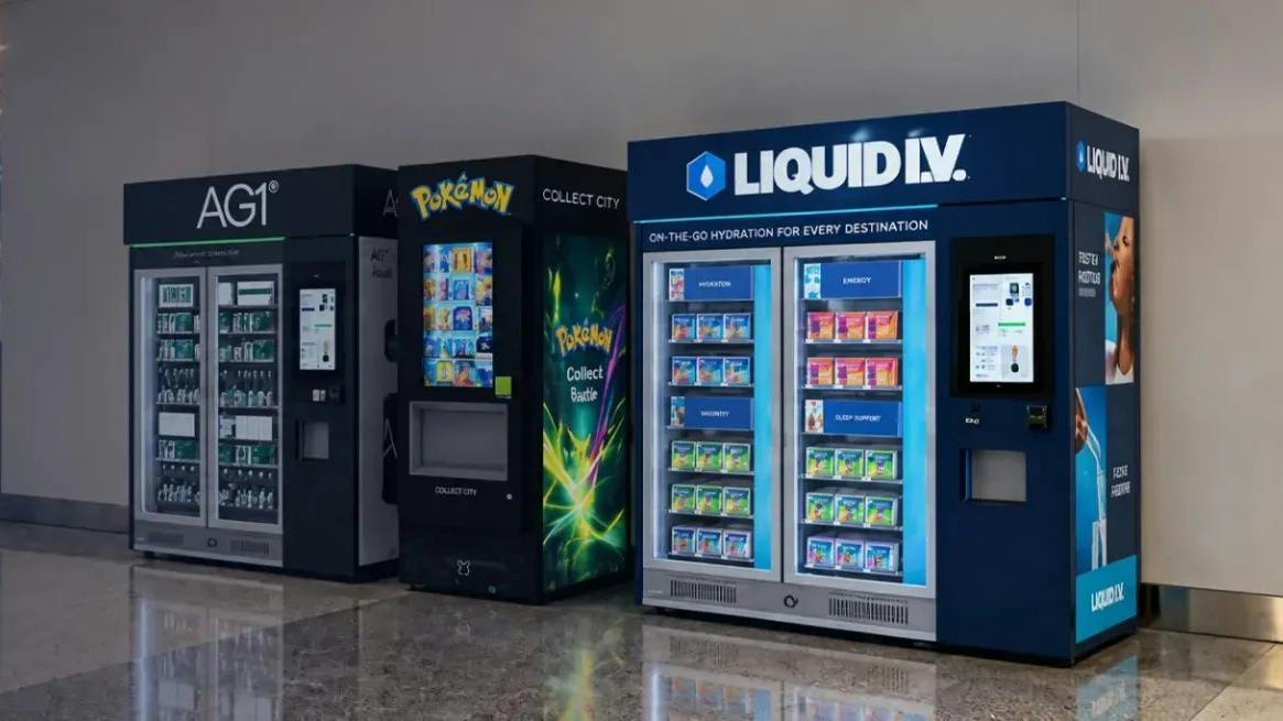 Mercury Automated Retail Solutions in transportation hubs like airports