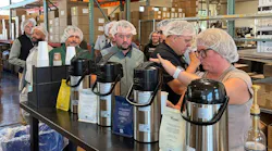 Sheehan Brothers Vending personnel visited Winans Coffee & Chocolate’s Piqua chocolate manufacturing plant and coffee roastery in October.
