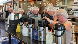 Sheehan Brothers Vending personnel visited Winans Coffee & Chocolate’s Piqua chocolate manufacturing plant and coffee roastery in October.
