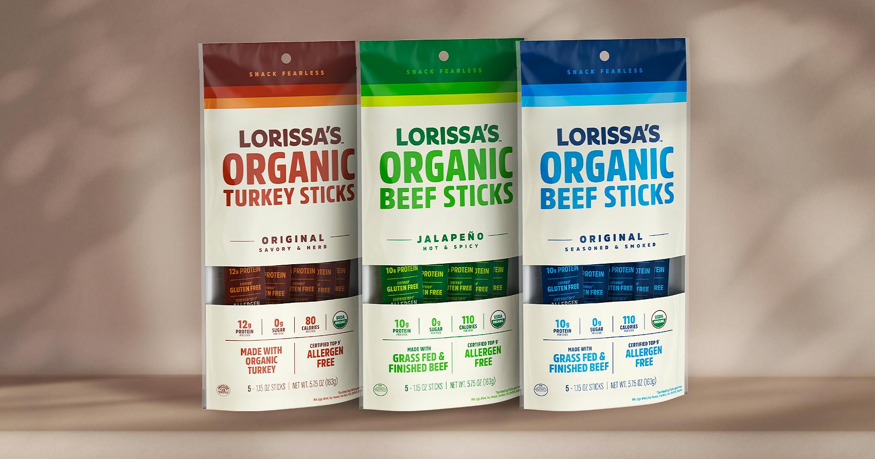 Lorissa's Organic Meat Sticks