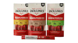 Jack Link’s has introduced Grass-Fed & Finished Beef Stick Multipacks