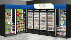 Healthy Smart Mart stock image of a micro market